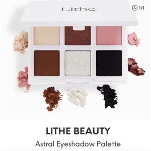 Lithel Astral Eyeshadow Palette 6 Color Sheer Ember Blush Stone Nova Onyx BNIB‎